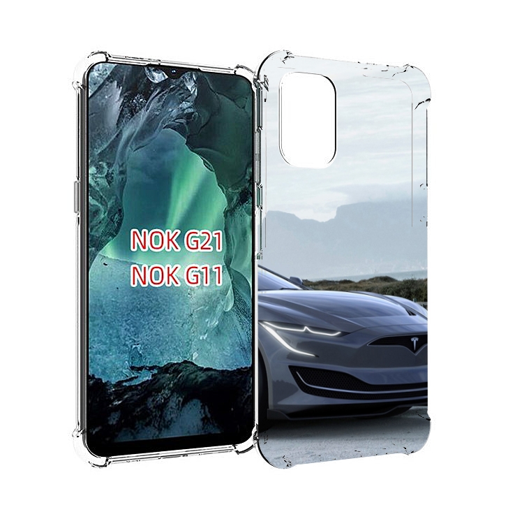 

Чехол Mypads tesla 2 Мужской Для Nokia G11/G21, Прозрачный, Tocco