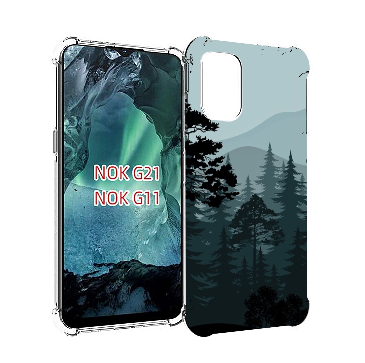 

Чехол Mypads Темный Лесочек Для Nokia G11/G21, Прозрачный, Tocco