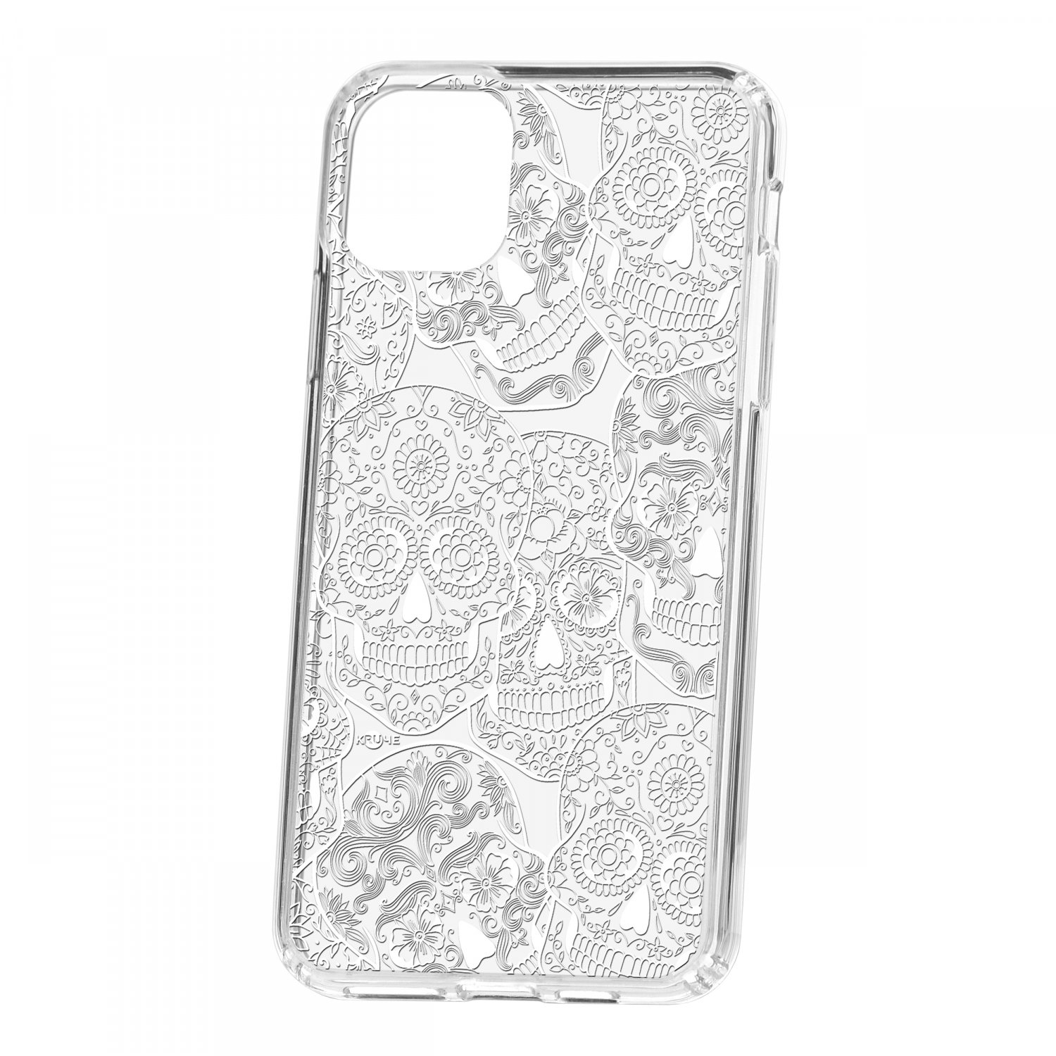 фото Чехол для apple iphone 11 pro max кruче print skull white