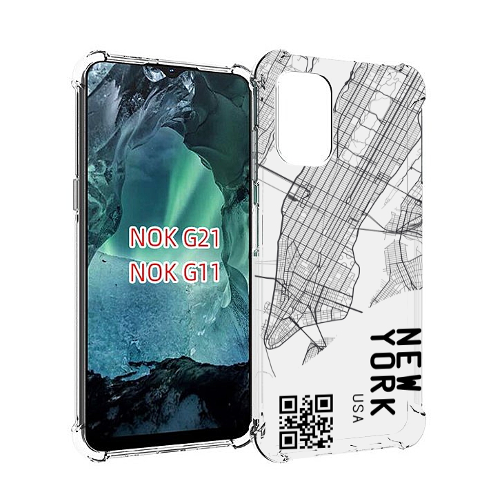 

Чехол Mypads Схема-Нью-Йорк Для Nokia G11/G21, Прозрачный, Tocco
