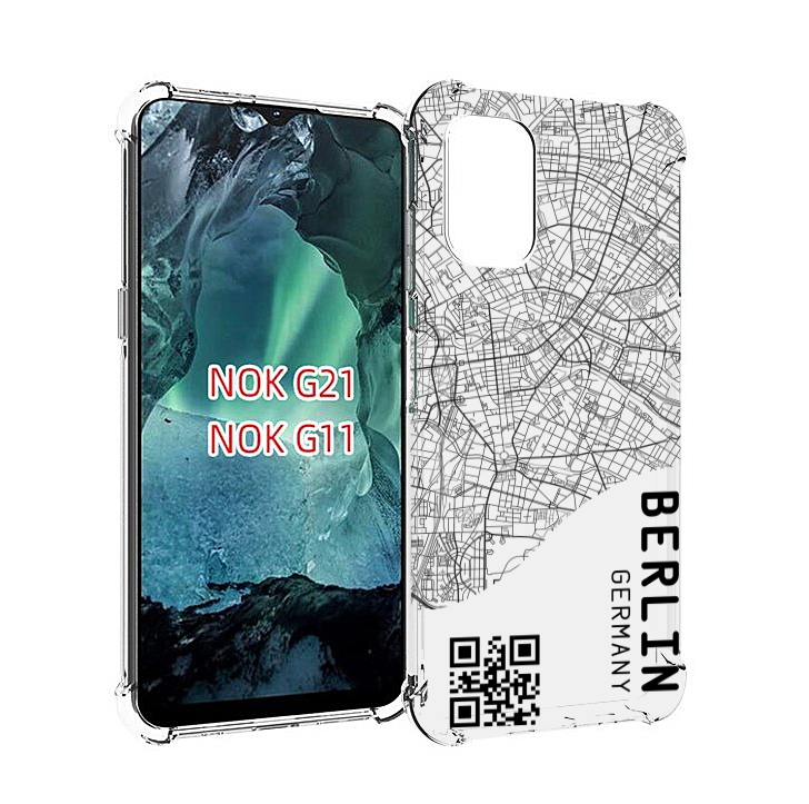 

Чехол Mypads Схема-Берлин Для Nokia G11/G21, Прозрачный, Tocco