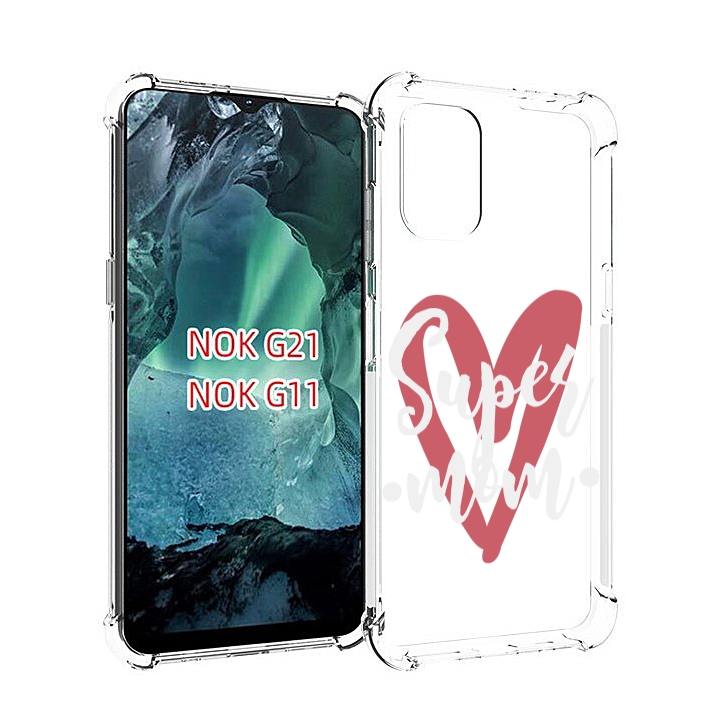 

Чехол MyPads супер-мать для Nokia G11 / G21, Прозрачный, Tocco