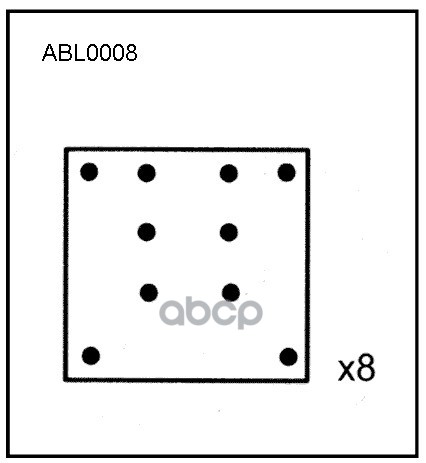 

ALLIED NIPPON Накладки тормозные,комплект 1R / WVA (19488), ABL1008