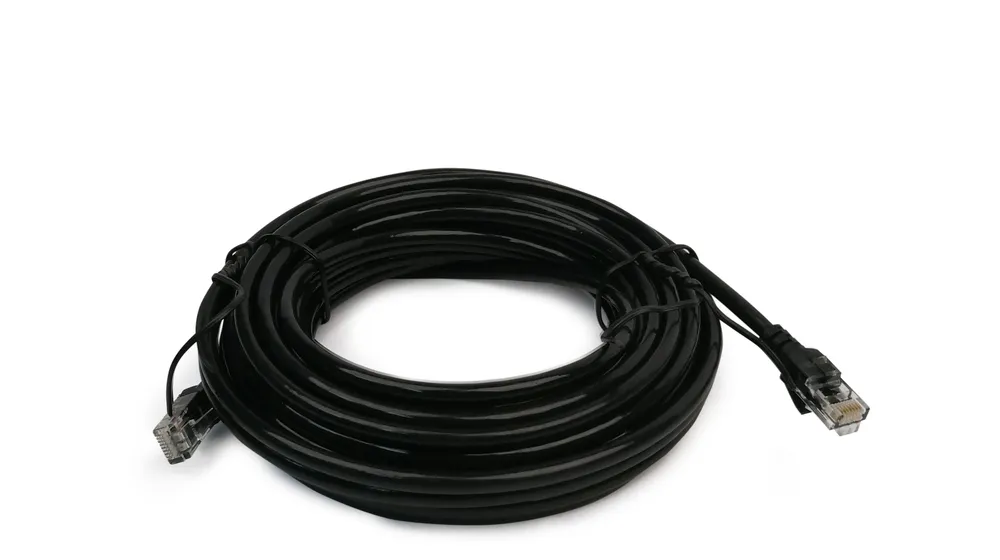 LAN кабель витая пара ZDK уличный CCA, 20 метров, черный
