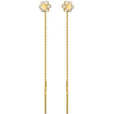 

Серьги женские из золота Эстет 01С117252, фианит, 01С117252