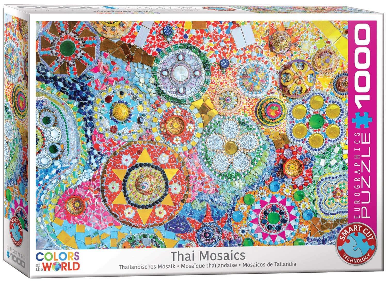 

Пазл Eurographics Мозаика из Таиланда 1000 деталей, Мозаика из Таиланда