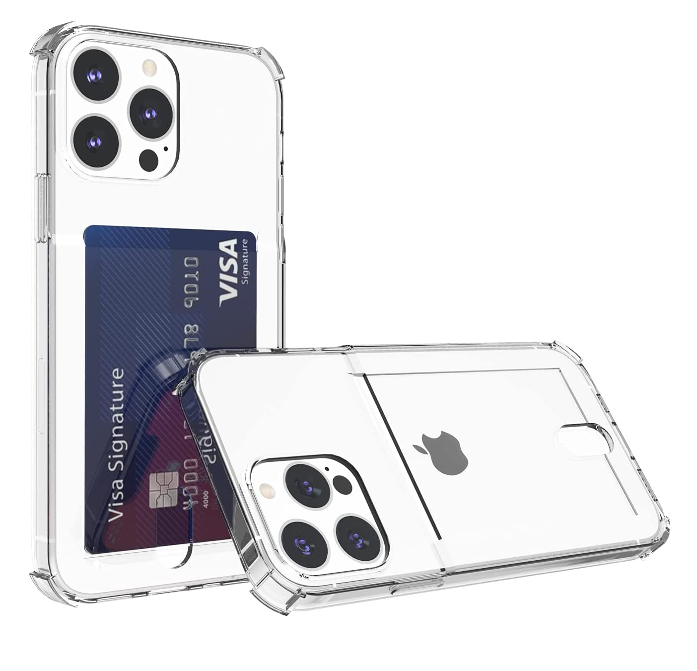 

Чехол на iPhone 13 Pro Max с картой прозрачный