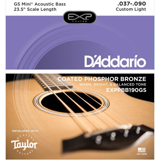 фото Струны для бас-гитары daddario exppbb190gs d'addario