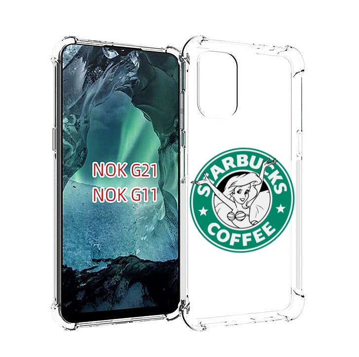 

Чехол Mypads Старбакс-Кофее Для Nokia G11/G21, Прозрачный, Tocco