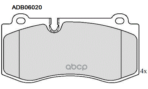 

Тормозные колодки ALLIED NIPPON дисковые передние ADB06020, ADB06020