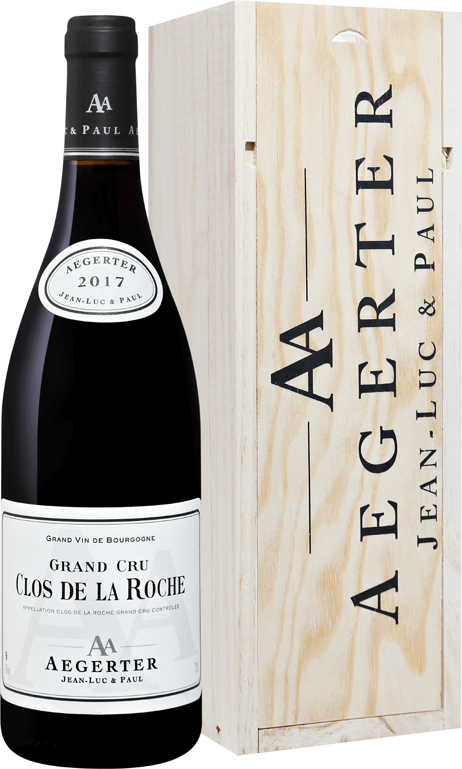 

Вино Clos de La Roche Grand Cru AOC Aegerter (gift box)