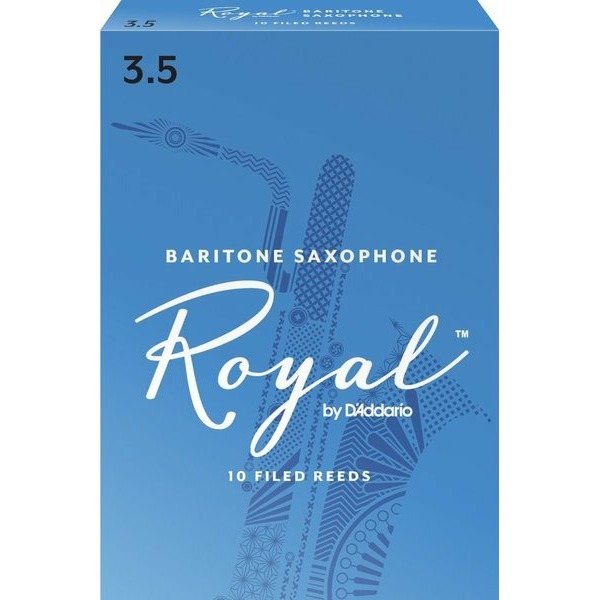 

Трости для саксофона баритон DAddario RLB1035 Rico Royal, RLB1035 Rico Royal