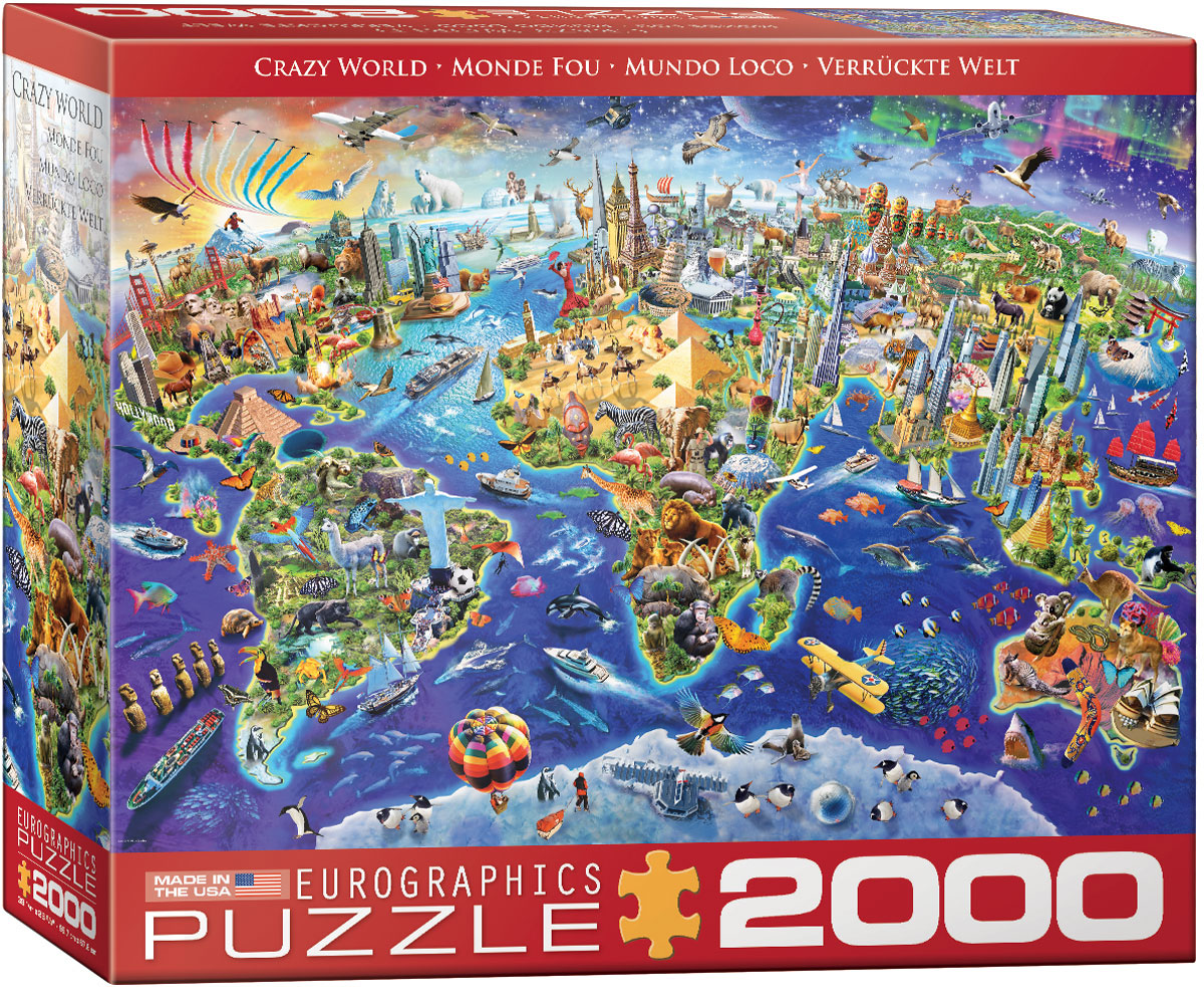 

Пазл Eurographics Безумный мир 2000 деталей, Безумный мир