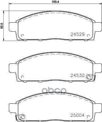 

Колодки тормозные передние FIAT MITSUBISHI MITSUBISHI (GAC) HELLA 8DB355028611