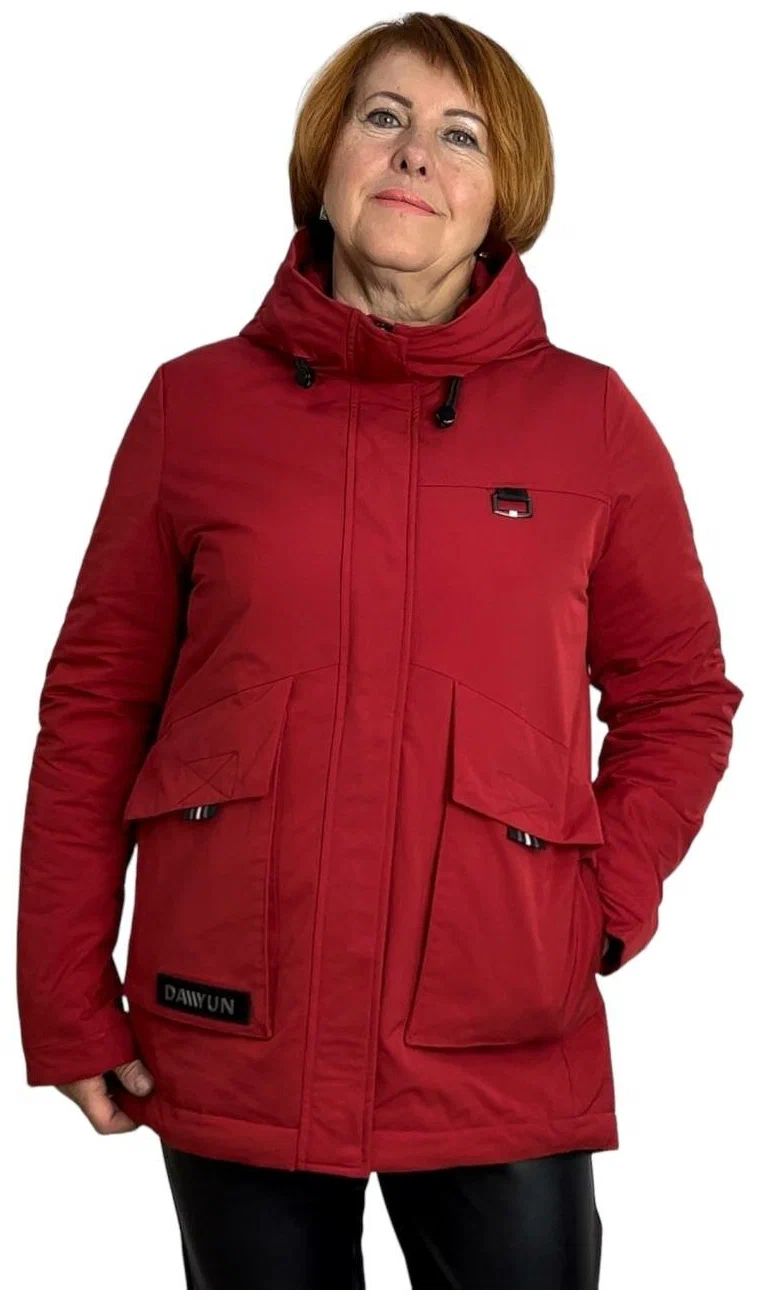 Куртка женская Dosu 2052 красная 48 RU