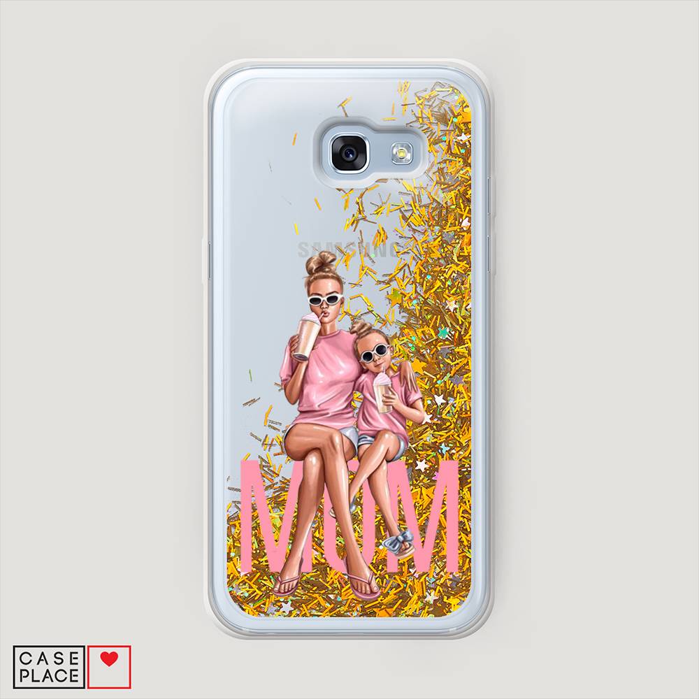 

Чехол Awog на Samsung Galaxy A3 2017 / Самсунг A3 2017 "Lovely mom", Синий;бежевый;розовый, 20390-1
