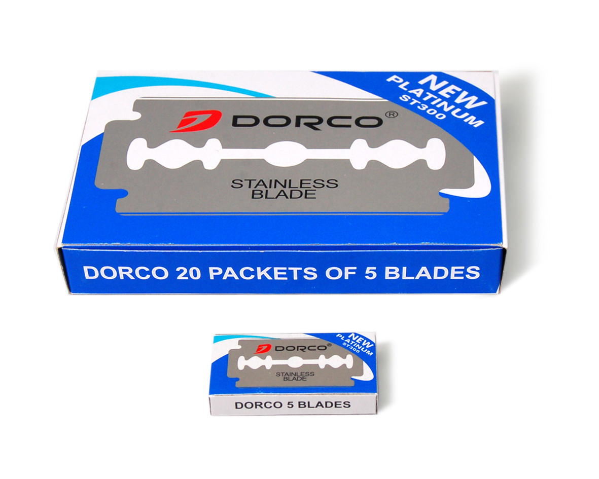 Двухсторонние Т лезвия Dorco Super Sharp ST300 5 шт клеящие подушечки двухсторонние uhu fix 50 шт