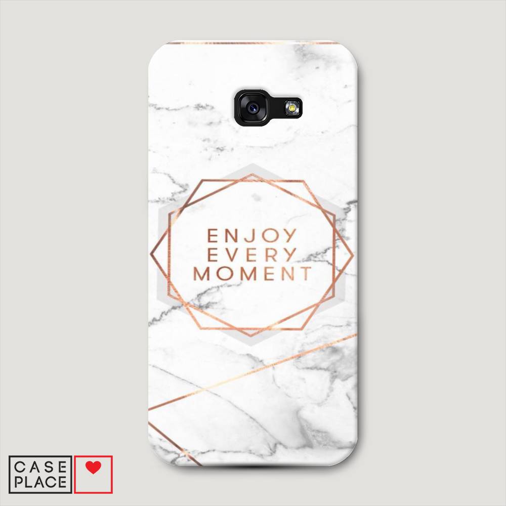 

Чехол Awog "Enjoy every moment мрамор" для Samsung Galaxy A3 2017, 20320-5