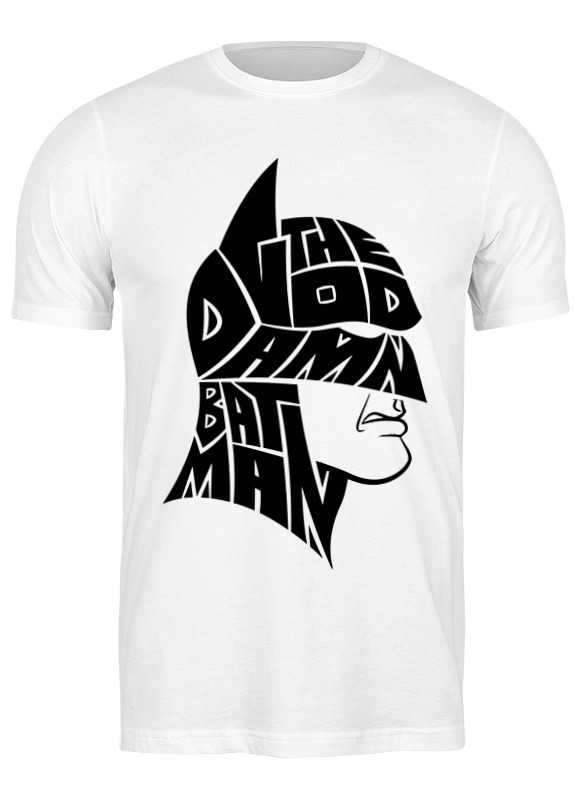 

Футболка мужская Printio Бэтмен (batman) белая 2XL, Белый, Бэтмен (batman)
