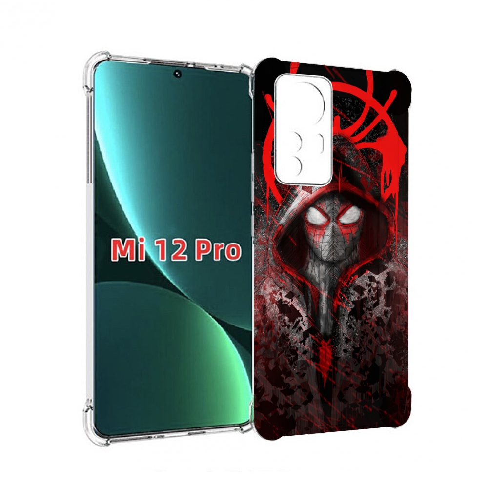 

Чехол MyPads страшный человек паук мужской для Xiaomi 12S Pro, Прозрачный, Tocco