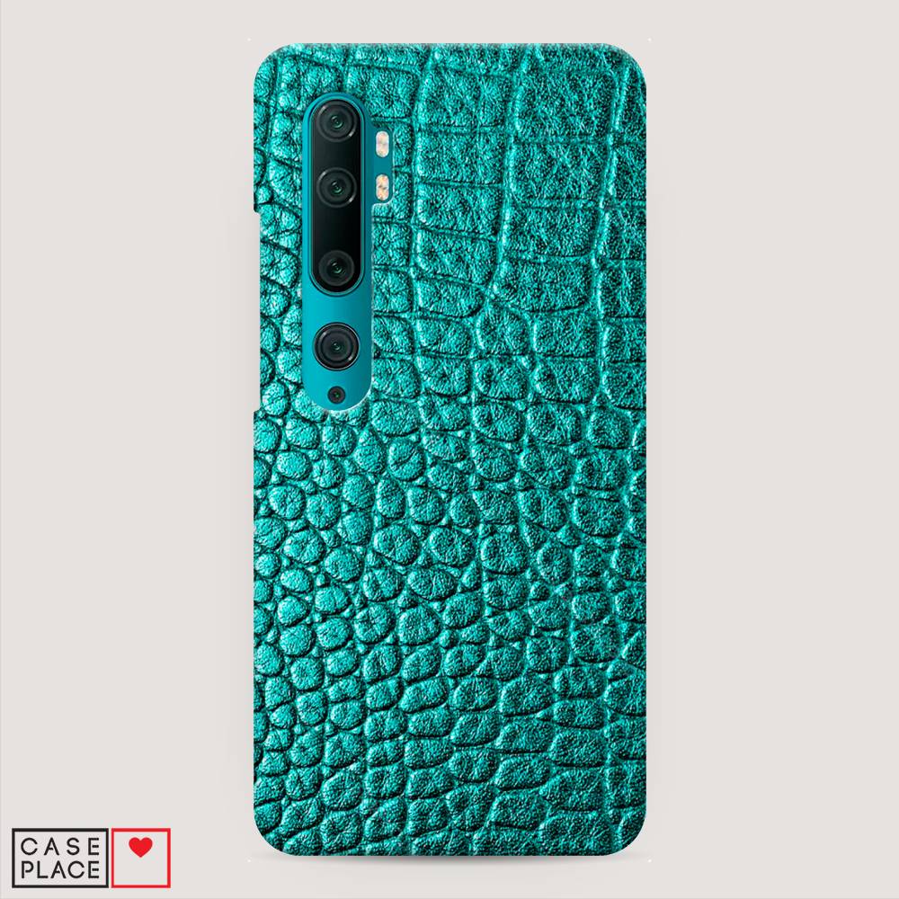

Пластиковый чехол "Бирюзовая змея" на Xiaomi Mi Note 10, 37320-2