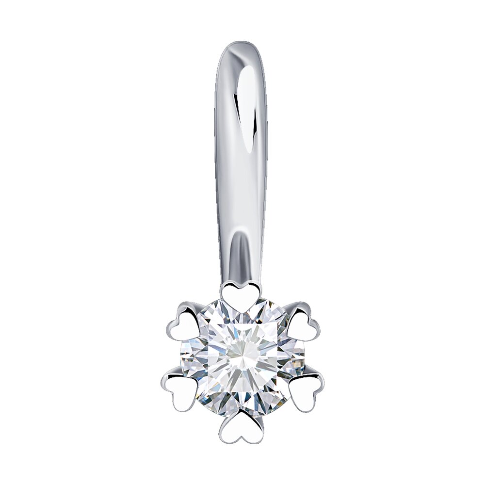 

Кулон из белого золота с бриллиантом Diamant 52-230-01762-1, 52-230-01762-1