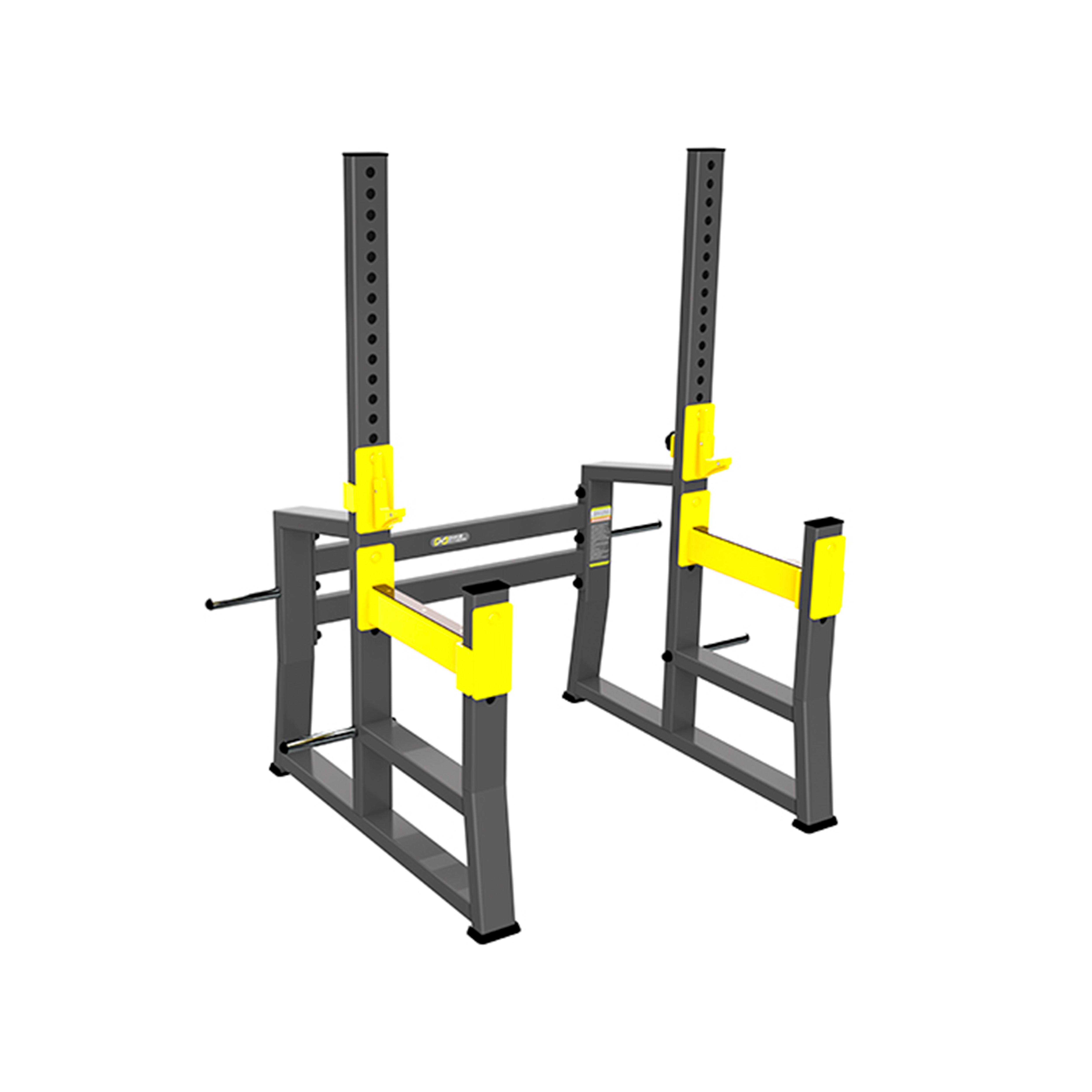 

Стойка для приседания и жима с ограничителями Squat Rack, Черный