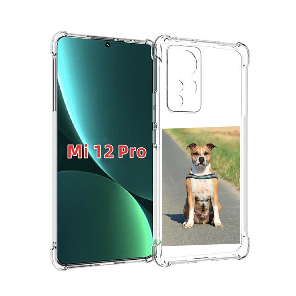

Чехол MyPads стаффорд терьер для Xiaomi 12S Pro, Прозрачный, Tocco