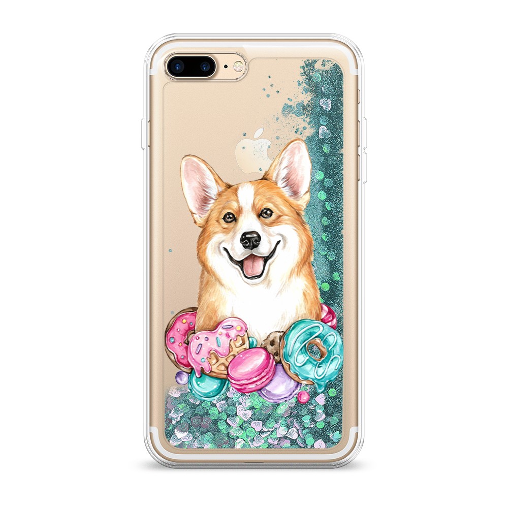 

Чехол Awog на Apple iPhone 8 Plus / Айфон 8 Plus "Корги и сладости", 10995-1