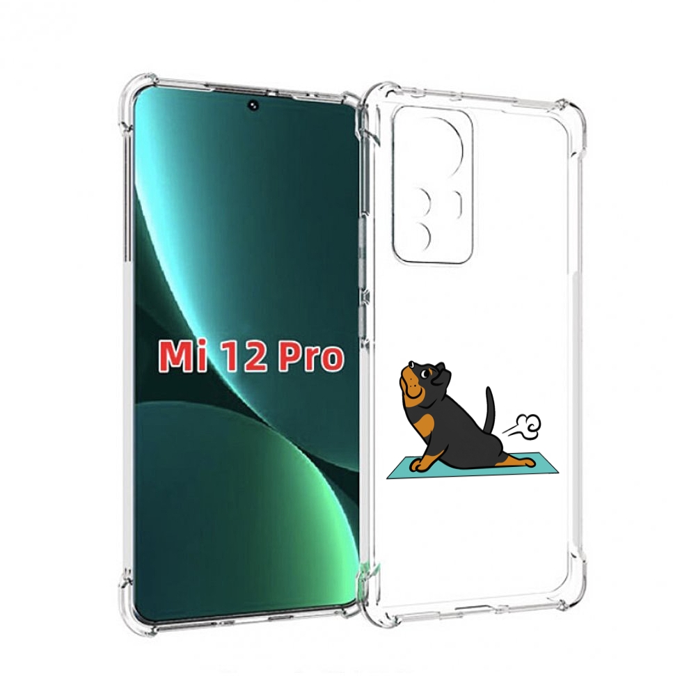 

Чехол MyPads спортивная-собачка для Xiaomi 12S Pro, Прозрачный, Tocco