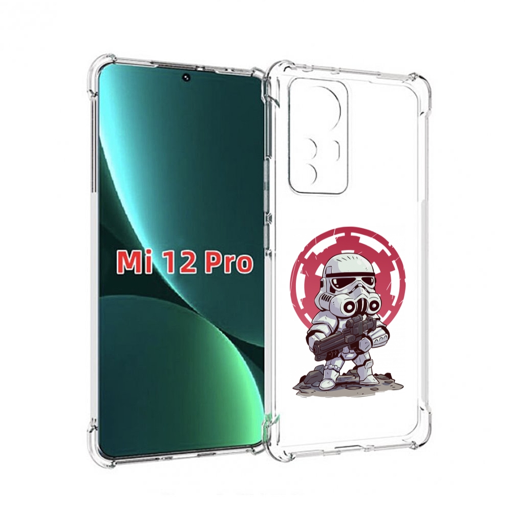 

Чехол MyPads солдат-из-старварс для Xiaomi 12S Pro, Прозрачный, Tocco