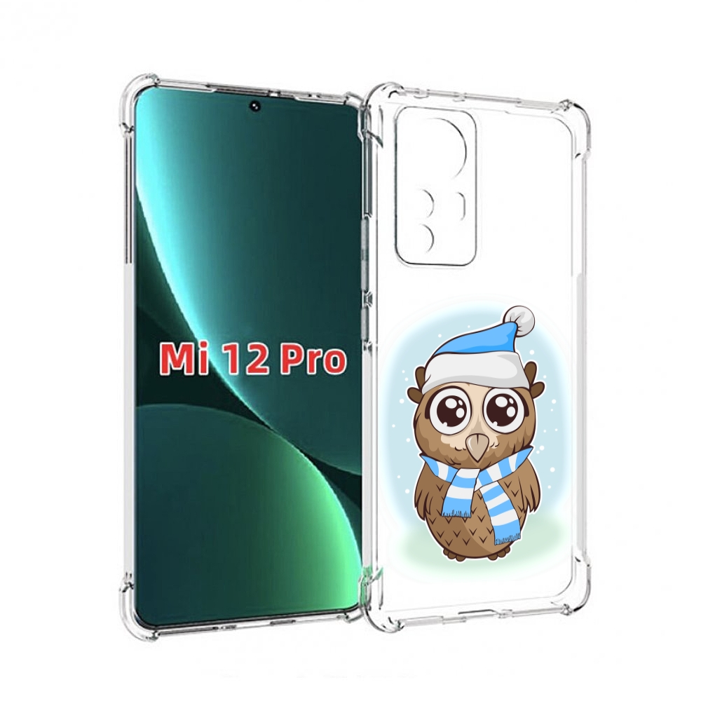 

Чехол MyPads сова-в-шарфике-и-шапке для Xiaomi 12S Pro, Прозрачный, Tocco