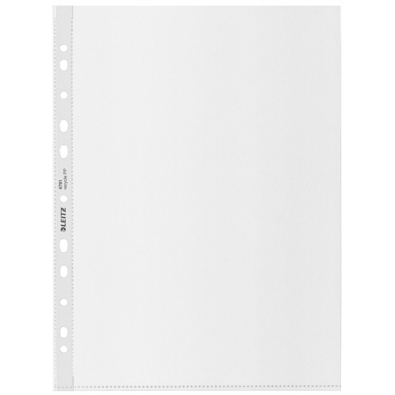 

Leitz Re:Cycle, A4, ПП, 100 мкм, прозрачный, 100 шт