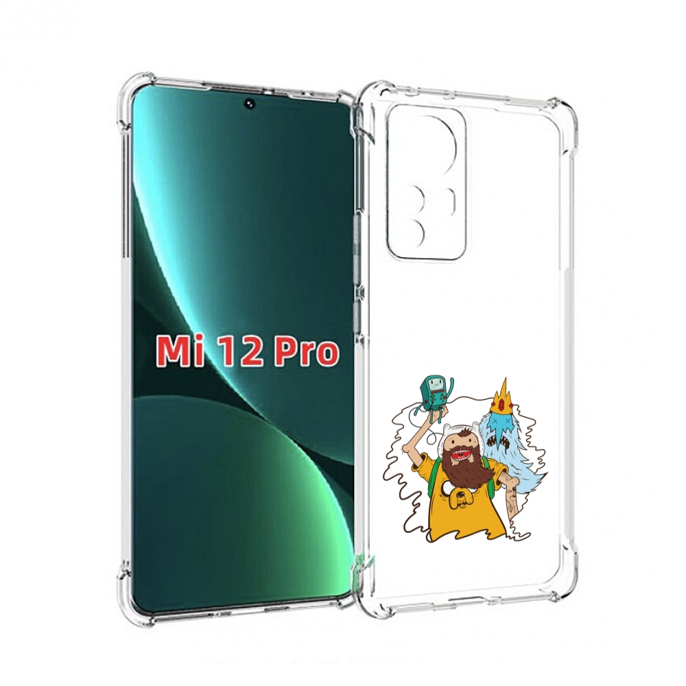 

Чехол MyPads время приключений старый Финн для Xiaomi 12S Pro, Прозрачный, Tocco