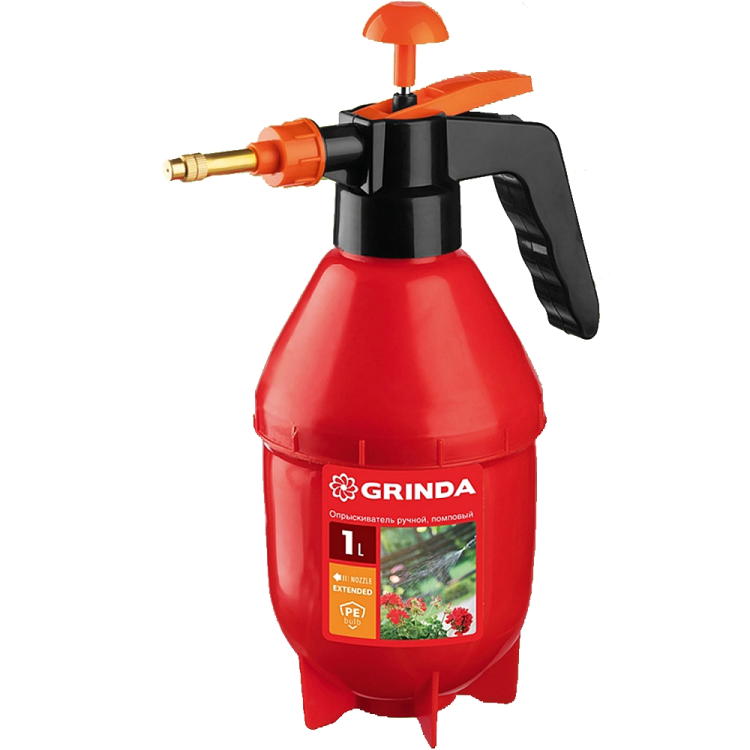 фото Помповый опрыскиватель grinda ps-1e 1 л, ручной, с удлинённым соплом, 40366