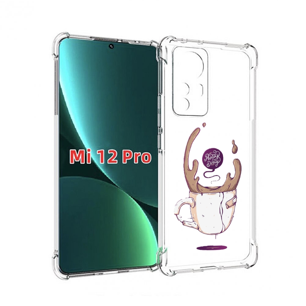 

Чехол MyPads сломанный стаканчик для Xiaomi 12S Pro, Прозрачный, Tocco