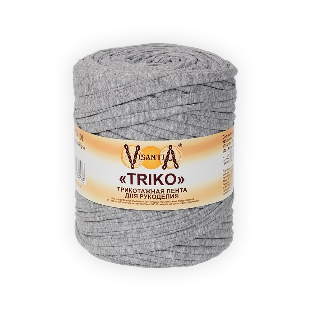 

Пряжа Visantia Triko серый, Triko