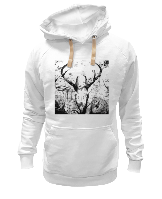 

Худи унисекс Printio Skull - 28 белое L, Белый, Skull - 28