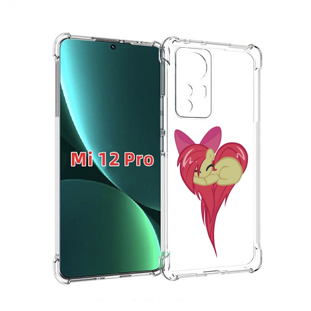 

Чехол MyPads сердце-из-пони для Xiaomi 12S Pro, Прозрачный, Tocco