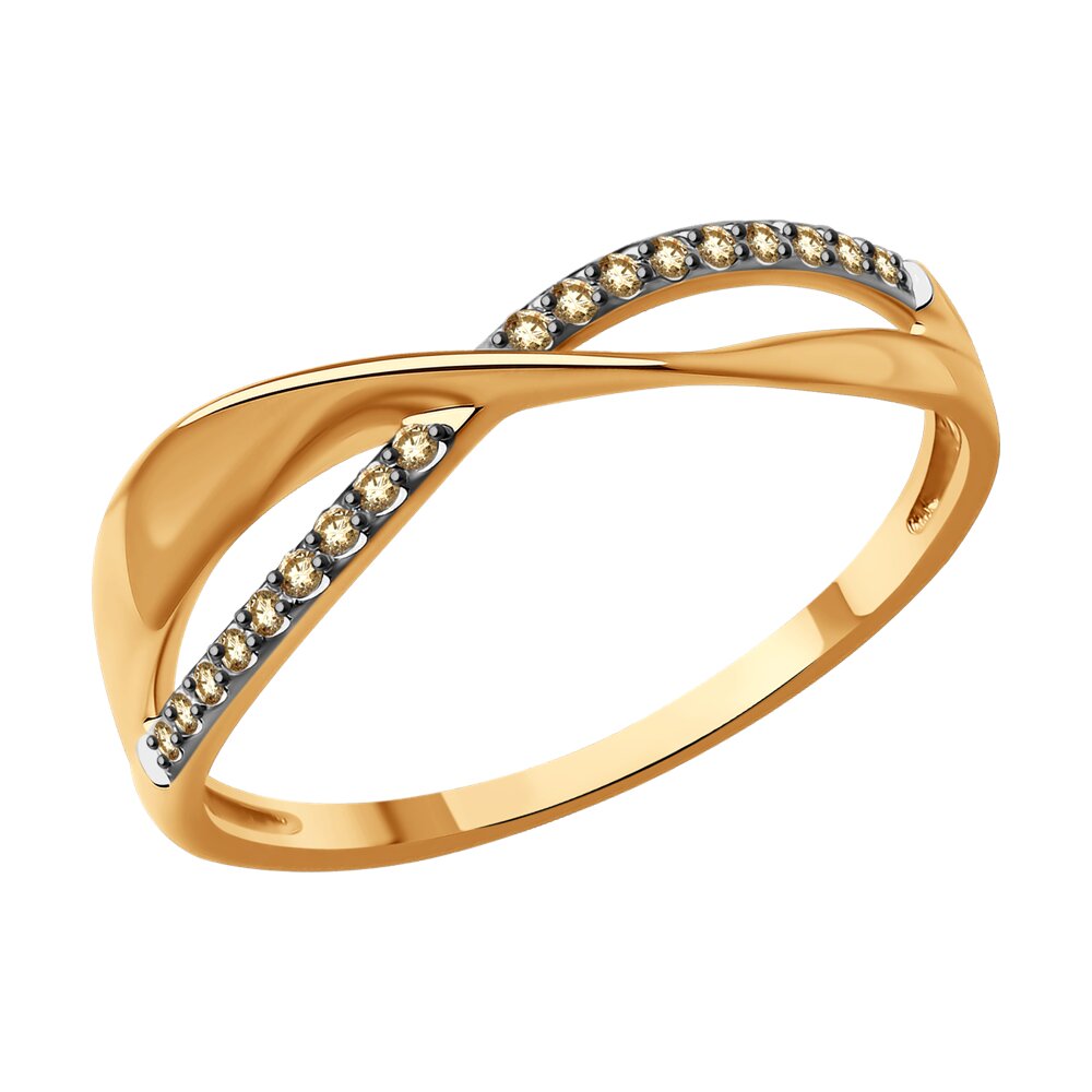 

Кольцо из красного золота с бриллиантом р.  Diamant 51-210-01936-2, 51-210-01936-2