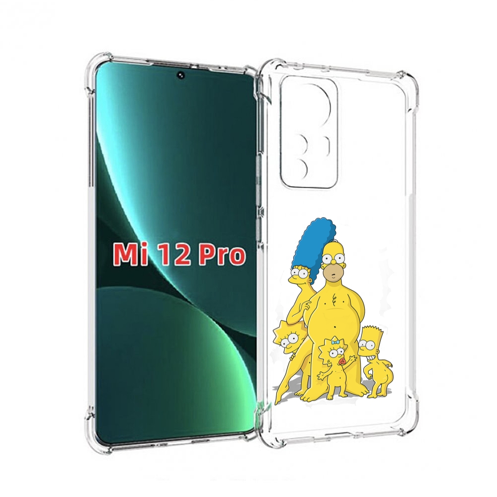 

Чехол MyPads семья-симпсонов для Xiaomi 12S Pro, Прозрачный, Tocco