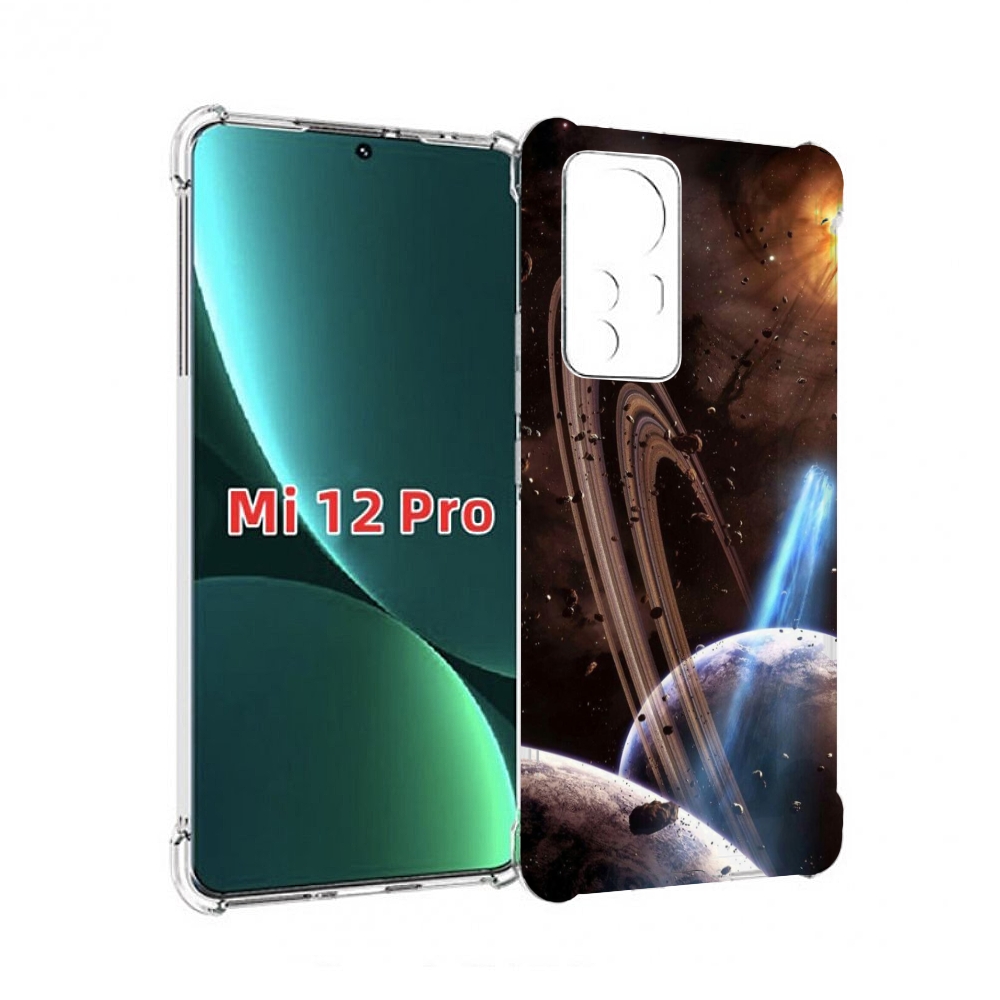 

Чехол MyPads сатурн в космосе для Xiaomi 12S Pro, Прозрачный, Tocco
