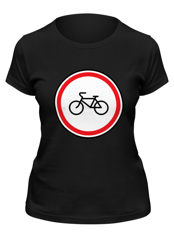 фото Футболка женская printio велосипед черная 2xl
