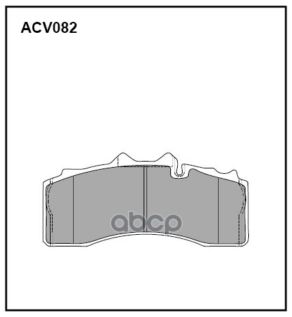 

Колодки тормозные BPW дисковые (211x115x30) (4шт.) ALLIED NIPPON ALLIED NIPPON, ACV082K