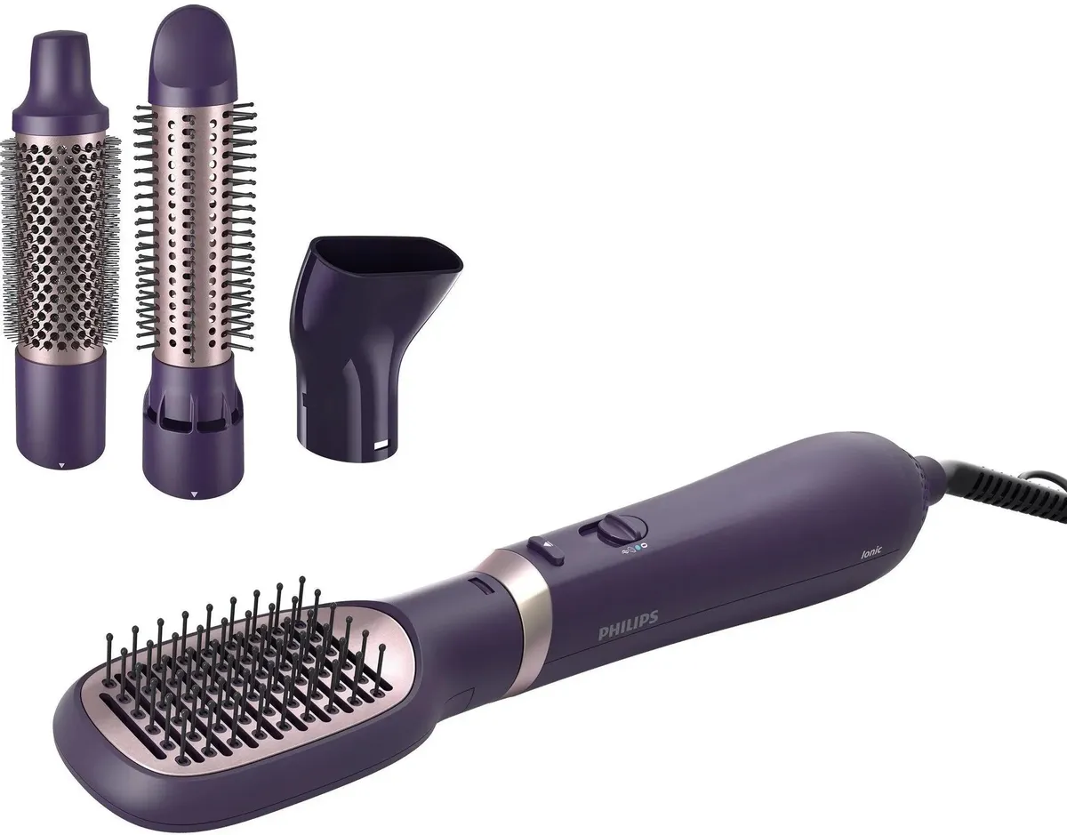 

Фен-щетка Philips BHA313/00 800 Вт фиолетовый, BHA313/00
