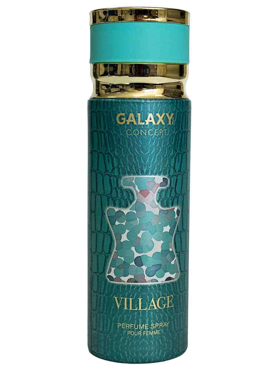 Дезодорант Galaxy Concept Village парфюмированный женский, 200 мл arriviste парфюмированный дезодорант spicy cherry 50