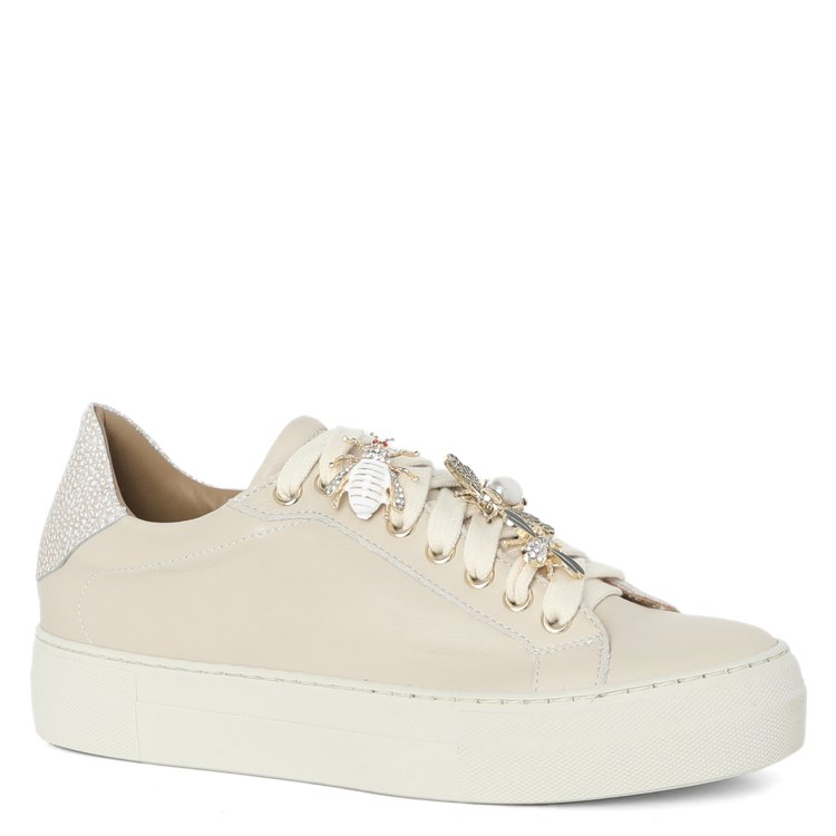 

Кеды женские J.j.delacroix 1719 PASS бежевые 40 EU, Бежевый, 1719 PASS