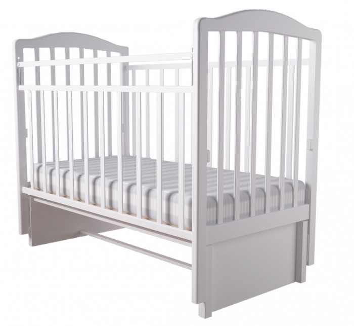 Кроватка для новорожденных Forest kids Malva универсальный маятник 350001-1 цв. белый