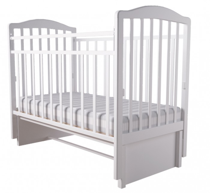 

Кроватка для новорожденных Forest kids Malva универсальный маятник 350001-1 цв. белый, Malva