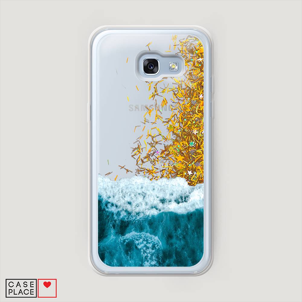 

Чехол Awog на Samsung Galaxy A3 2017 / Самсунг A3 2017 "Морская пучина", Голубой;белый, 20390-1